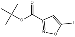 1,1-Dimethylethyl 5-iodo-3-isoxazolecarboxylate 구조식 이미지