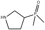 Pyrrolidine, 3-(dimethylphosphinyl)- Structure