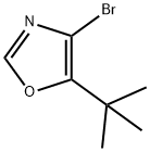 4-Bromo-5-(1,1-dimethylethyl)oxazole 구조식 이미지