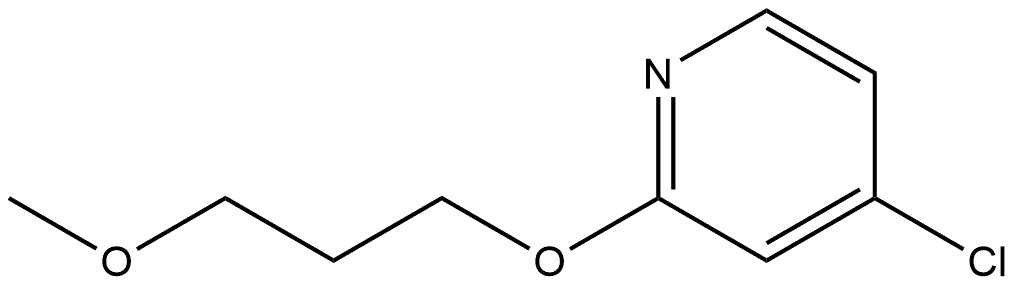 4-Chloro-2-(3-methoxypropoxy)pyridine Structure