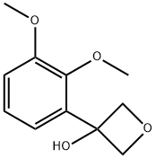 3-Oxetanol, 3-(2,3-dimethoxyphenyl)- Structure