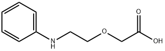 Acetic acid, 2-[2-(phenylamino)ethoxy]- Structure