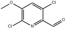 3,6-Dichloro-5-methoxypyridine-2-carbaldehyde 구조식 이미지