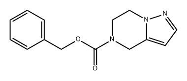 Pyrazolo[1,5-a]pyrazine-5(4H)-carboxylic acid, 6,7-dihydro-, phenylmethyl ester Structure