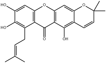 Demethylmangostanin Structure