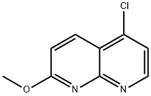 1,8-Naphthyridine, 5-chloro-2-methoxy- Structure