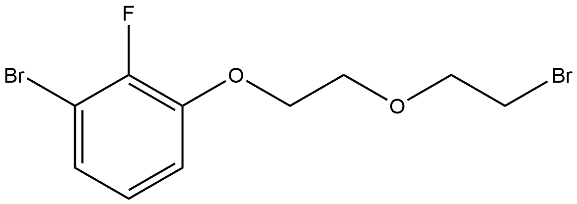 1-Bromo-3-[2-(2-bromoethoxy)ethoxy]-2-fluorobenzene Structure