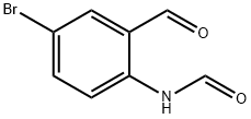 Formamide, N-(4-bromo-2-formylphenyl)- Structure