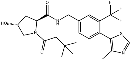 Fluorinated VHL spy molecule 1 구조식 이미지