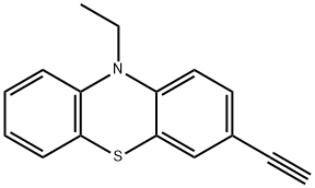 10H-Phenothiazine, 10-ethyl-3-ethynyl- Structure