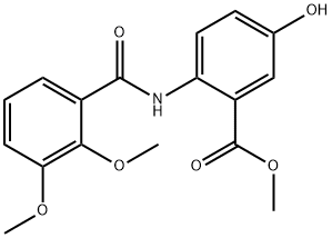 Benzoic acid, 2-[(2,3-dimethoxybenzoyl)amino]-5-hydroxy-, methyl ester 구조식 이미지