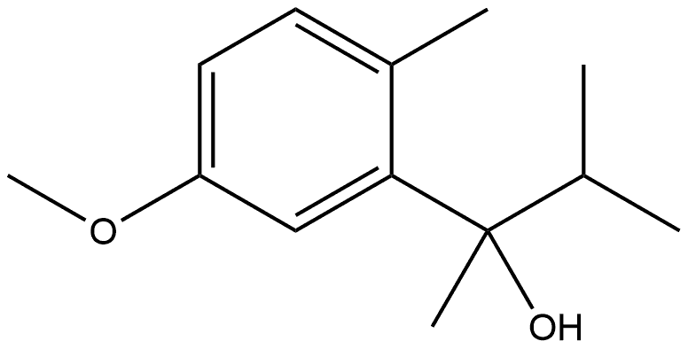 5-Methoxy-α,2-dimethyl-α-(1-methylethyl)benzenemethanol Structure