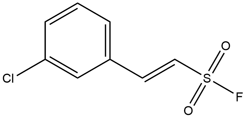 (1E)-2-(3-Chlorophenyl)ethenesulfonyl fluoride Structure