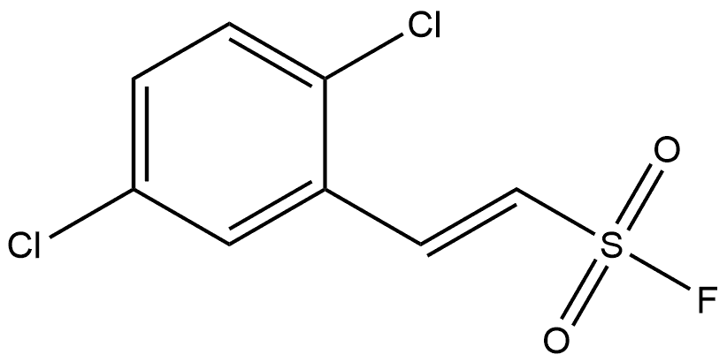 (1E)-2-(2,5-Dichlorophenyl)ethenesulfonyl fluoride Structure