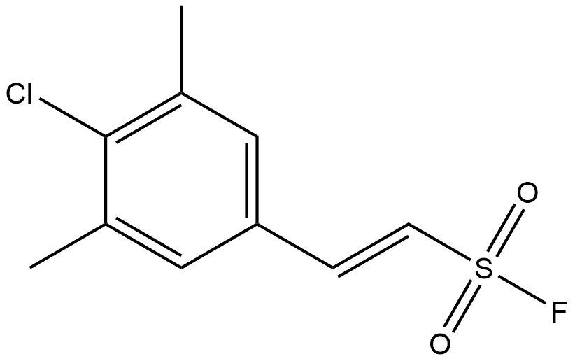 Ethenesulfonyl fluoride, 2-(4-chloro-3,5- Structure