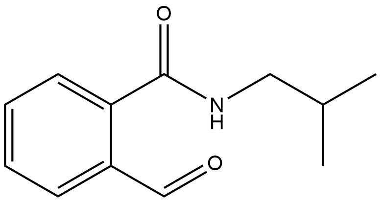 2-Formyl-N-(2-methylpropyl)benzamide Structure