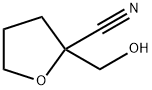 2-Furancarbonitrile, tetrahydro-2-(hydroxymethyl)- Structure