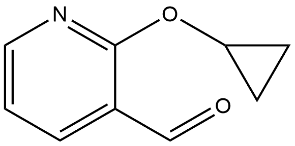 2-(Cyclopropyloxy)-3-pyridinecarboxaldehyde Structure