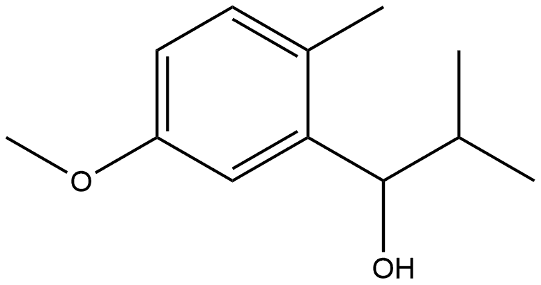 1-(5-methoxy-2-methylphenyl)-2-methylpropan-1-ol Structure