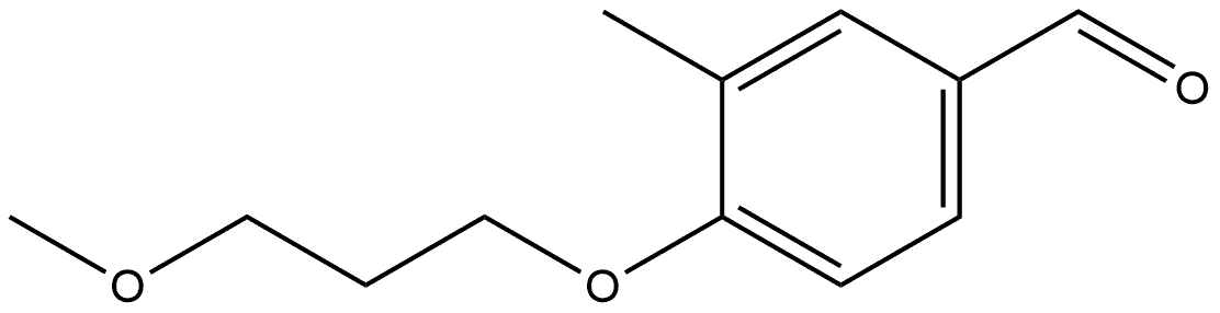 4-(3-Methoxypropoxy)-3-methylbenzaldehyde Structure