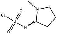 Sulfamoyl chloride, N-(1-methyl-2-pyrrolidinylidene)- Structure