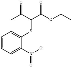 Butanoic acid, 2-[(2-nitrophenyl)thio]-3-oxo-, ethyl ester Structure