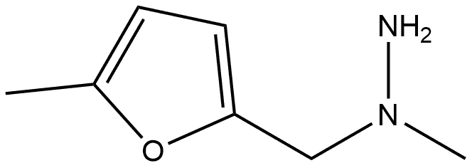 1-Methyl-1-[(5-methylfuran-2-yl)methyl]hydrazine Structure