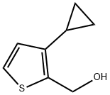 3-(Cyclopropyl)-2-
(hydroxymethyl)thiophene Structure