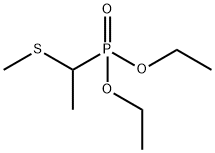 Phosphonic acid, P-[1-(methylthio)ethyl]-, diethyl ester Structure