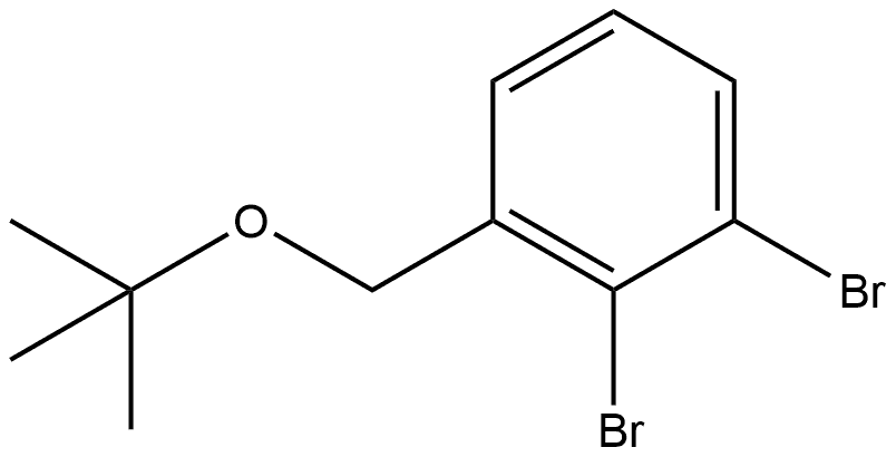 1,2-Dibromo-3-[(1,1-dimethylethoxy)methyl]benzene Structure