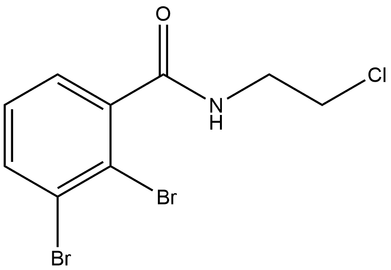 2,3-Dibromo-N-(2-chloroethyl)benzamide Structure