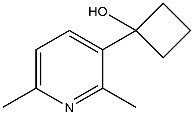 1-(2,6-Dimethyl-3-pyridinyl)cyclobutanol Structure