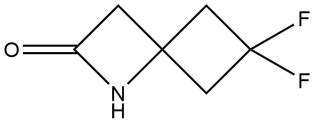 6,6-Difluoro-1-azaspiro[3.3]heptan-2-one Structure