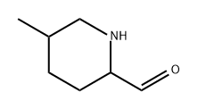 2-Piperidinecarboxaldehyde, 5-methyl- 구조식 이미지