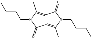 Pyrrolo[3,4-c]pyrrole-1,4-dione, 2,5-dibutyl-2,5-dihydro-3,6-dimethyl- Structure