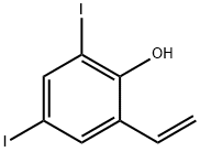 Phenol, 2-ethenyl-4,6-diiodo- 구조식 이미지