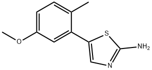 5-(5-Methoxy-2-methylphenyl)thiazol-2-amine Structure