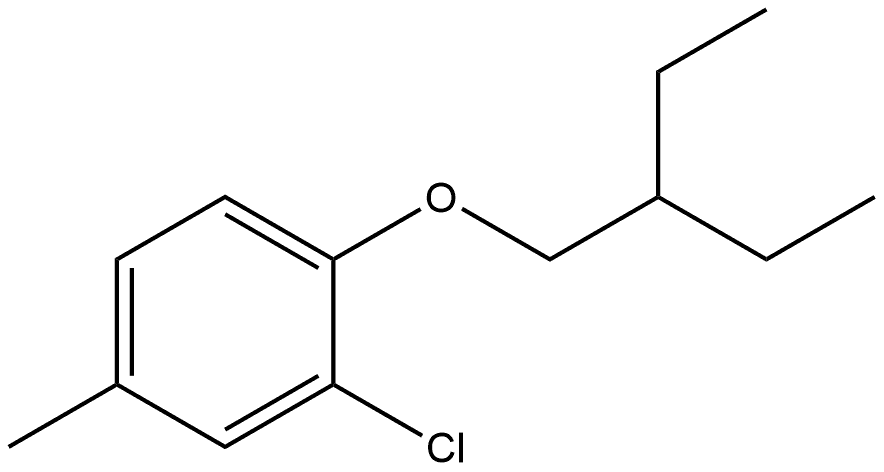 2-Chloro-1-(2-ethylbutoxy)-4-methylbenzene Structure