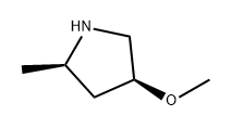 Pyrrolidine, 4-methoxy-2-methyl-, (2R,4S)- Structure