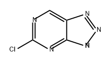 3H-1,2,3-Triazolo[4,5-d]pyrimidine, 5-chloro- Structure
