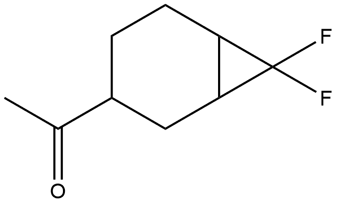 1-(7,7-difluorobicyclo[4.1.0]heptan-3-yl)ethan-1-one Structure