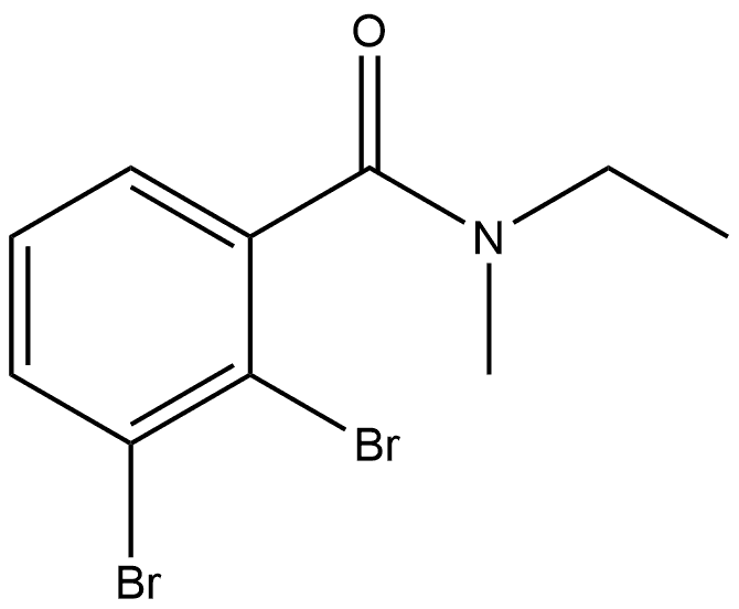 2,3-Dibromo-N-ethyl-N-methylbenzamide Structure