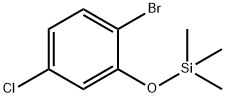 (2-Bromo-5-chlorophenoxy)trimethylsilane 구조식 이미지