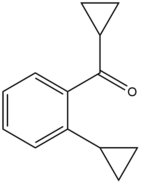 Cyclopropyl(2-cyclopropylphenyl)methanone Structure