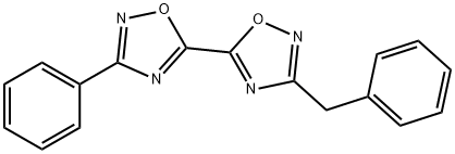 5-(3-Benzyl-1,2,4-oxadiazol-5-yl)-3-phenyl-1,2,4-oxadiazole Structure