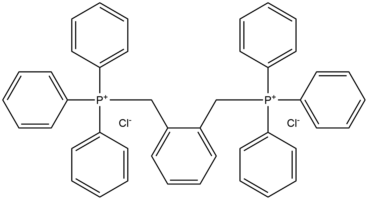 (1,2-Phenylenebis(methylene))bis(triphenylphosphonium) chloride Structure