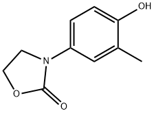2-Oxazolidinone, 3-(4-hydroxy-3-methylphenyl)- 구조식 이미지