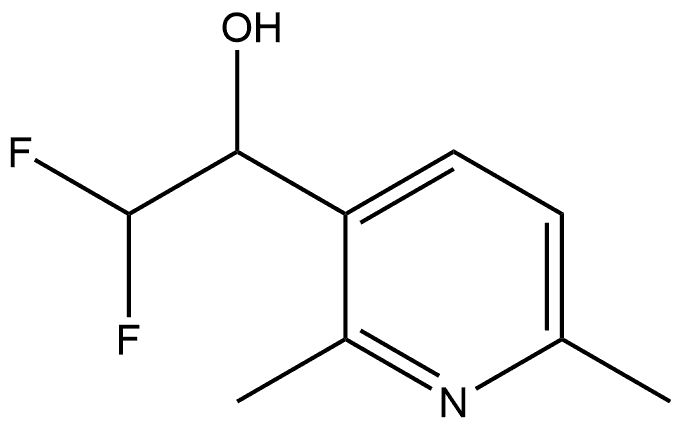 α-(Difluoromethyl)-2,6-dimethyl-3-pyridinemethanol Structure