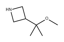 Azetidine, 3-(1-methoxy-1-methylethyl)- Structure