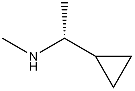 (R)-1-cyclopropyl-N-methylethanamine Structure